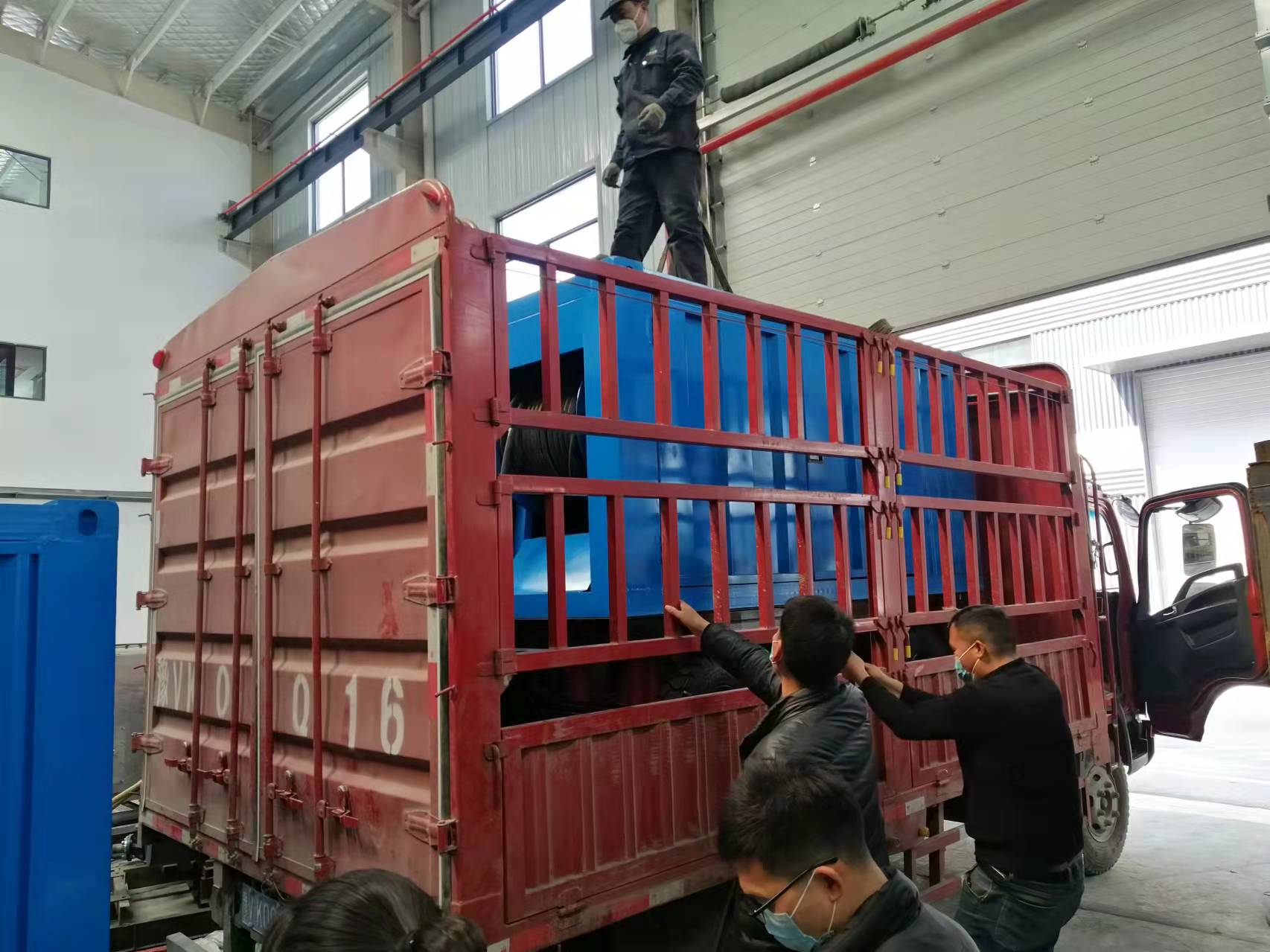 大型管道清洗机发货