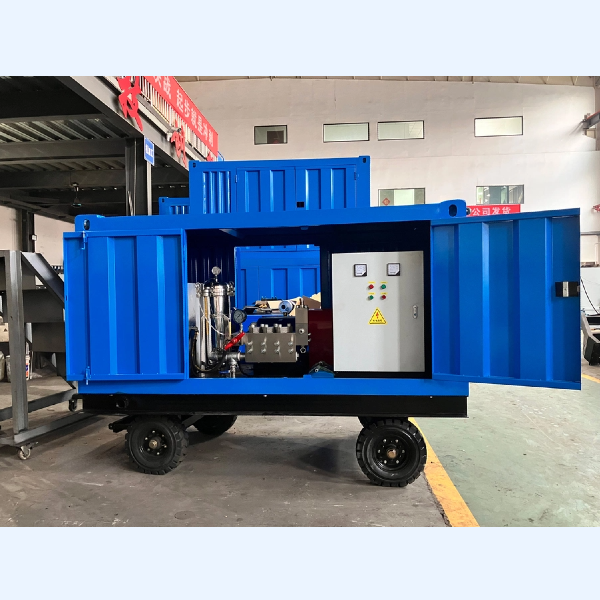 500公斤双枪高压水混凝土冲毛机