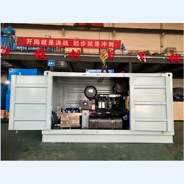 大流量高压水刀引孔打桩设备