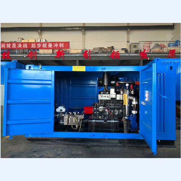 河道治理硬土层水刀引孔打桩设备