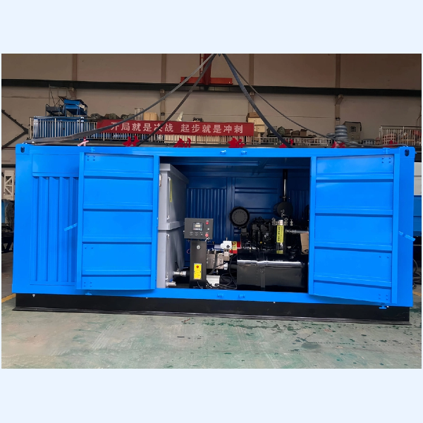 220L大流量水刀引孔圆桩打桩设备