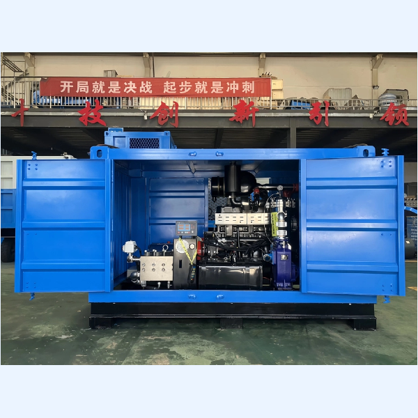 大流量高压水射流引孔打桩设备