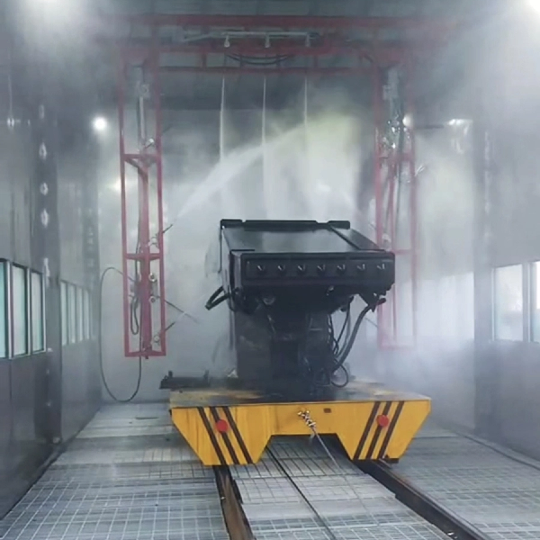 煤矿液压支架自动清洗线的研发与解决方案