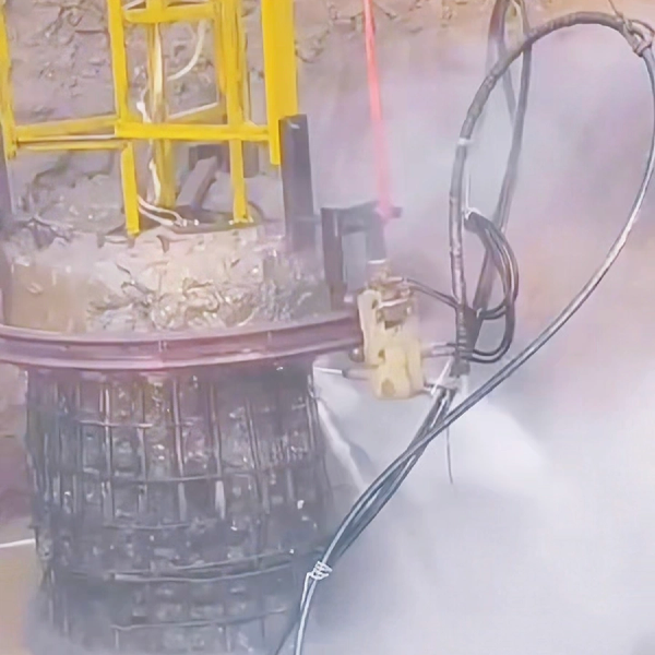 某企业高压水射流混凝土破拆机器人实现应用突破